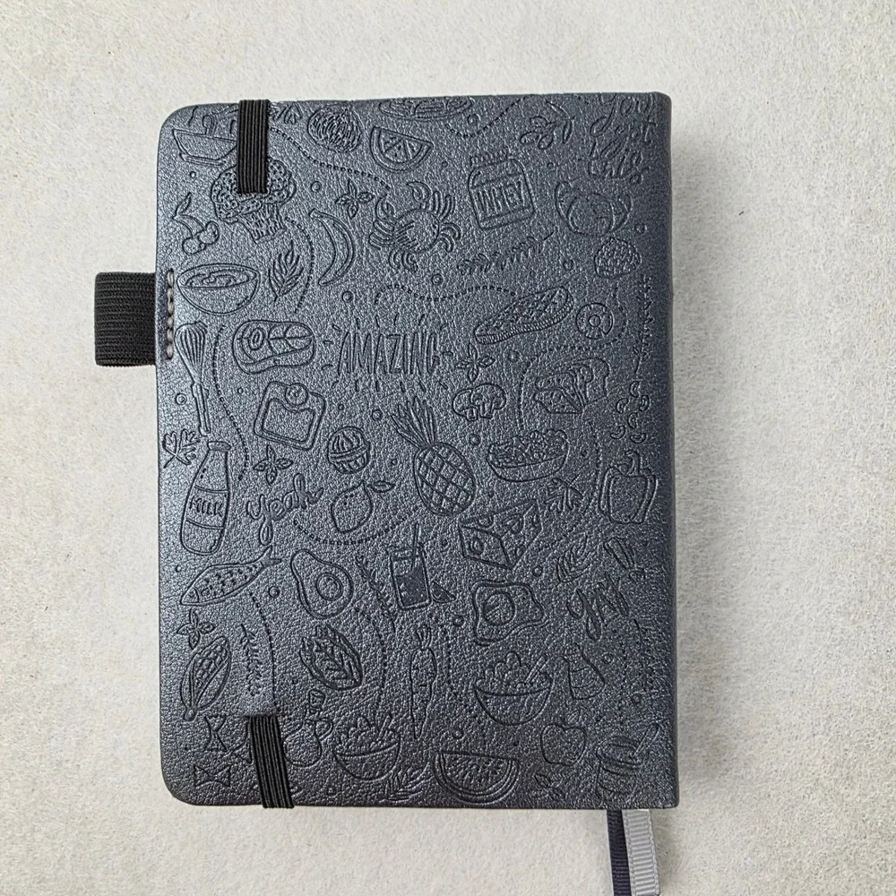 Clever Fox Food Journal Pocket Edition Black Daily Food Journal New